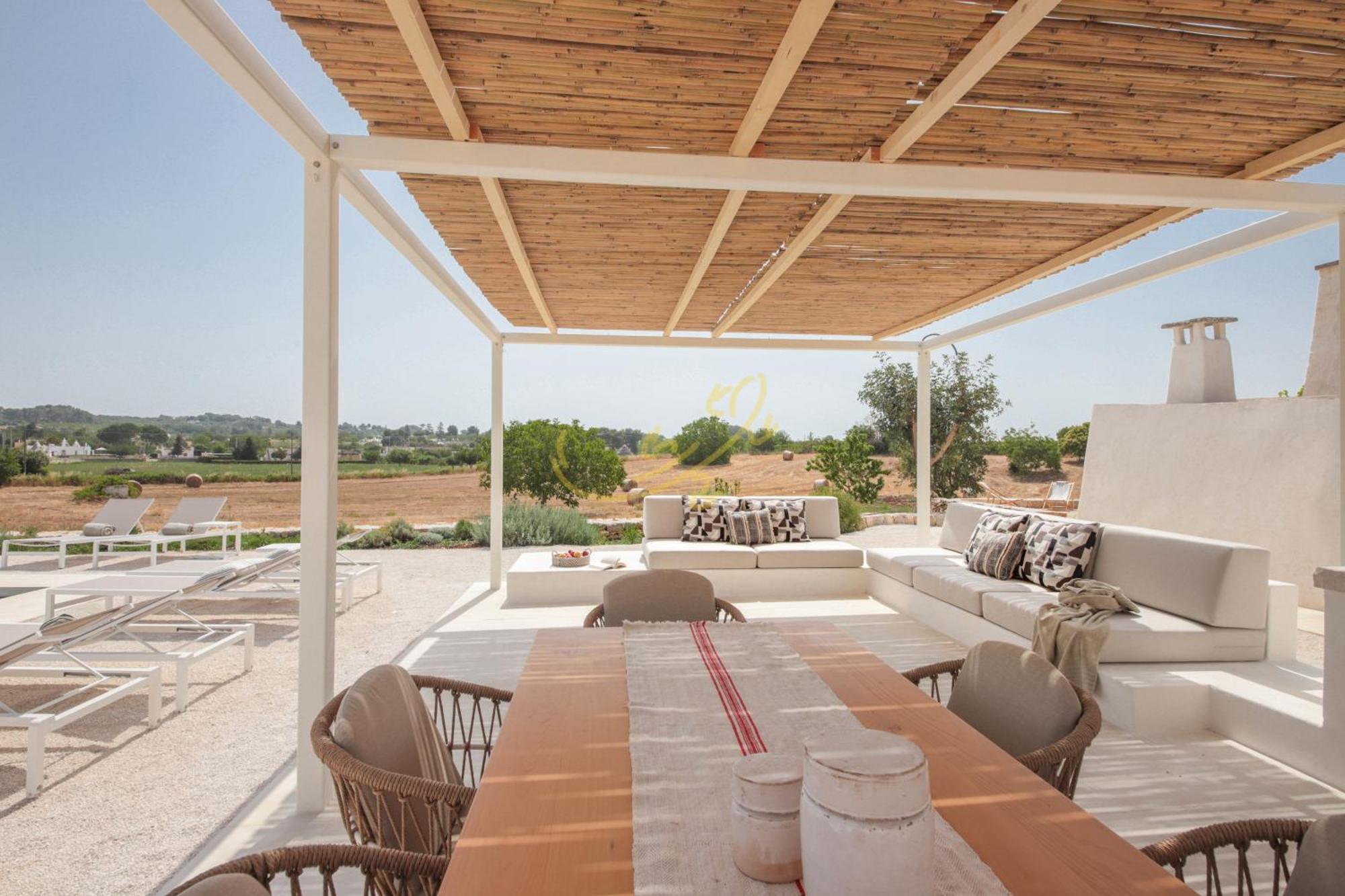 Villa Td I Coni Di Pinure Trulli With Scenic Valley View Martina Franca Exterior foto